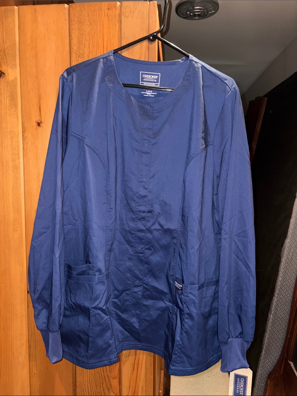 Navy Scrub Jacket